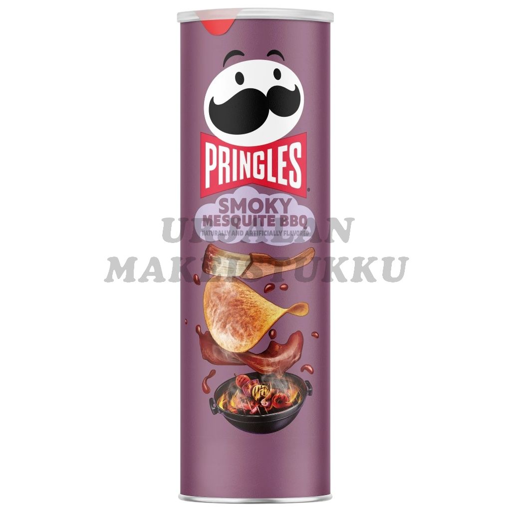 Pringles Smoky Mesquite perunalastu 156g