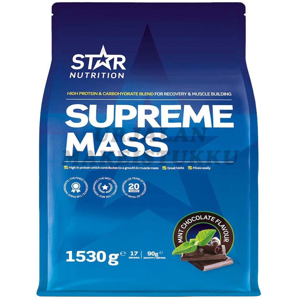 Star Nutrition Supreme Mass Minttusuklaa painonlisääjä 1530g