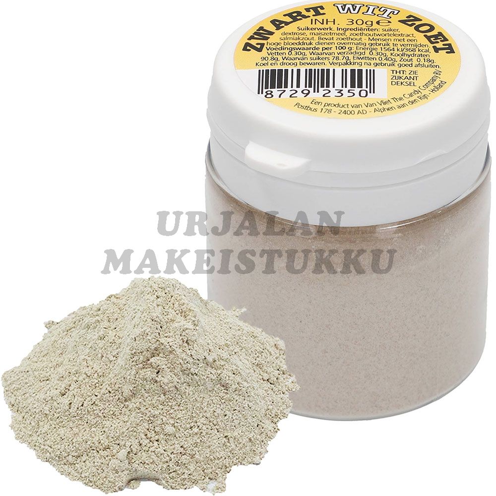 Makeistukun Salmiakkijauhe valkoinen 30g