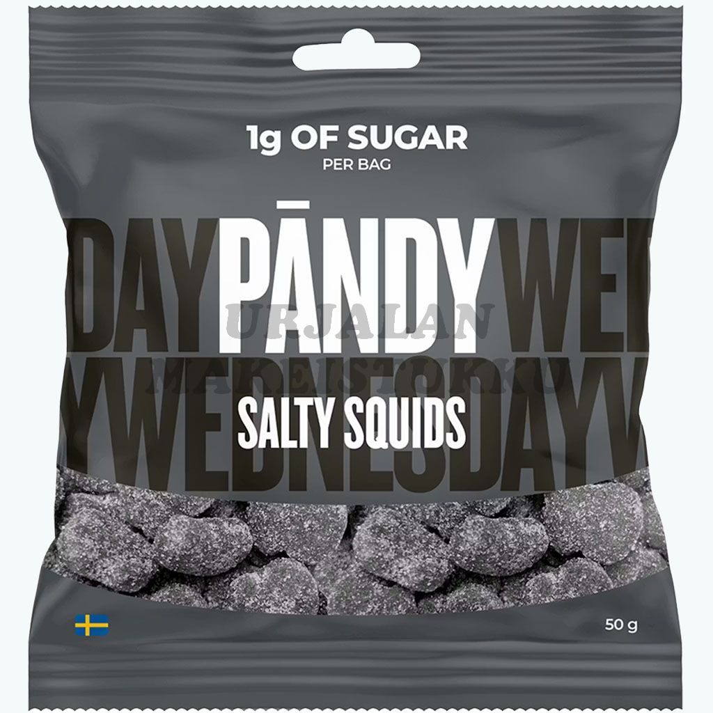 Pändy Salty Squids makeispussi 50g