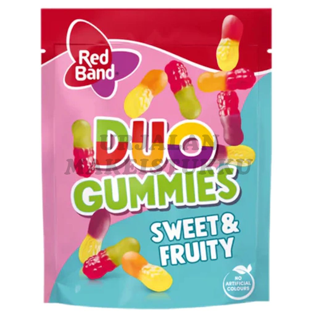 Red Band Duo Gummies Sweet & Fruity 215g