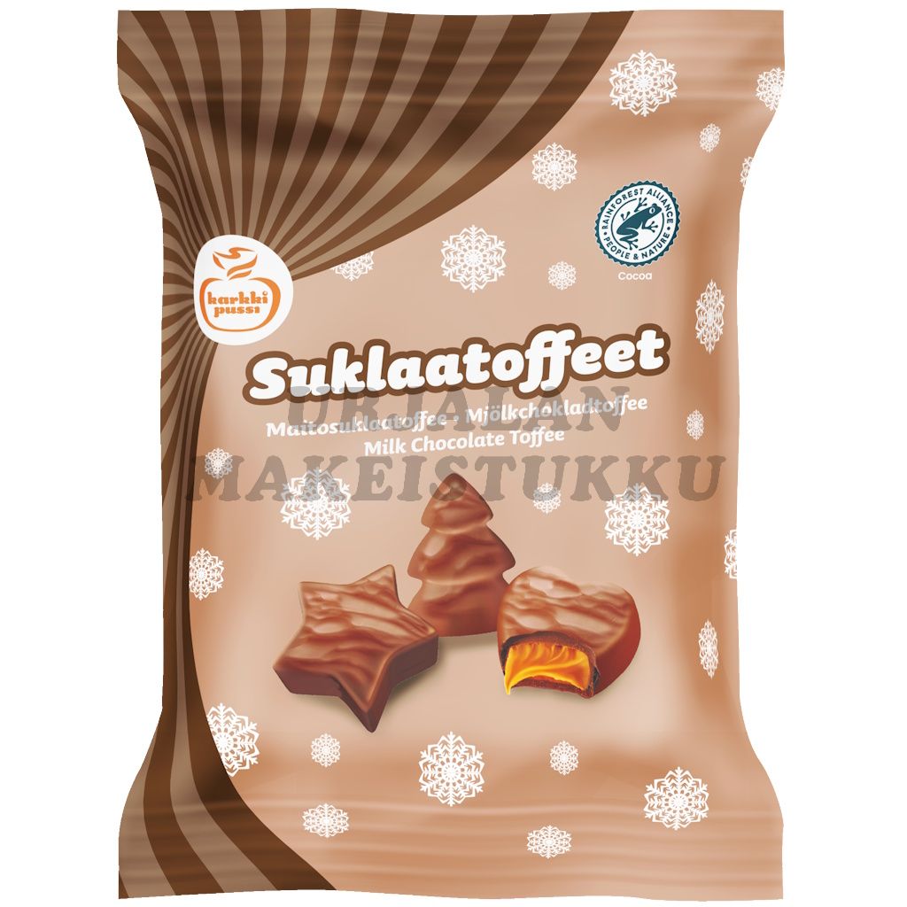 Karkkipussi Joulu Maitosuklaatoffeet 100g