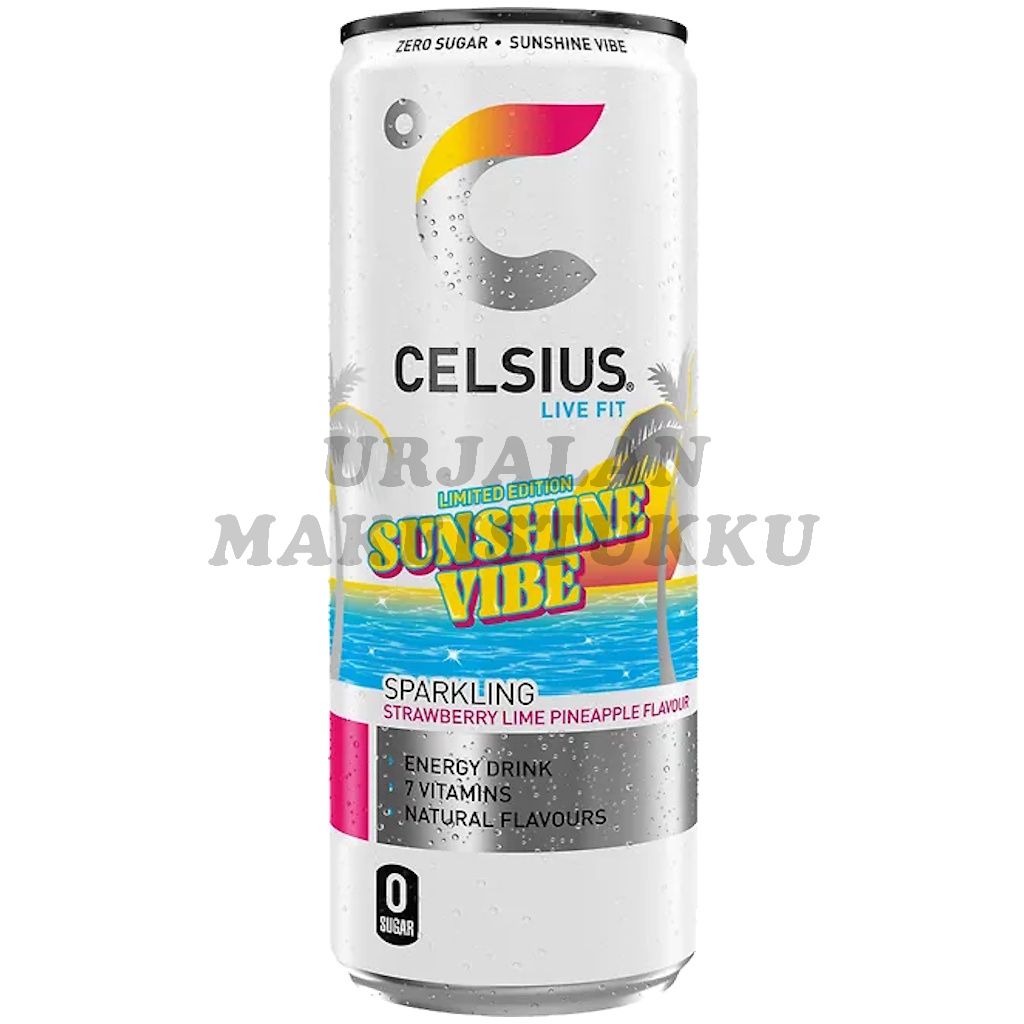Celsius Sunshine Vibe Limited Edition energiajuoma 355ml