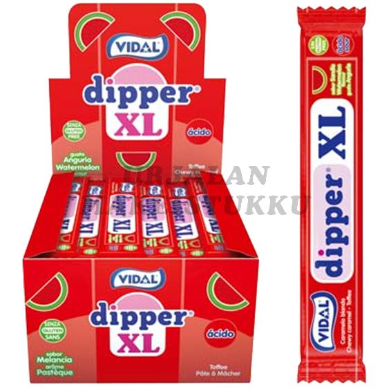 Vidal Dipper XL Vesimeloni toffeetanko n. 100kpl