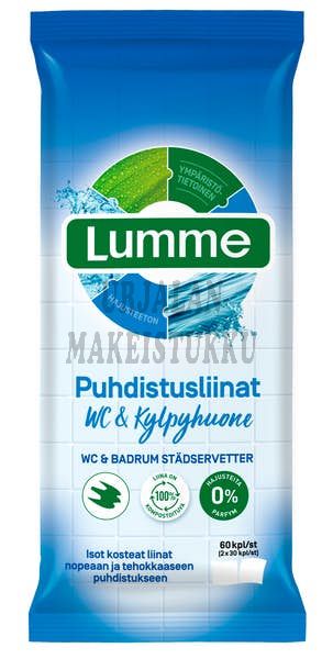 Lumme WC&Kylpyhuone Puhdistusliinat hajusteeton 60 kpl