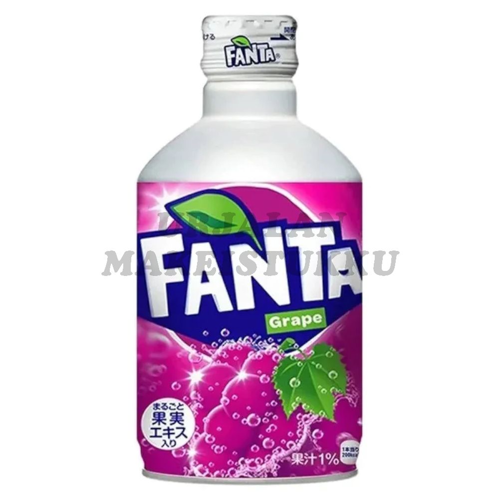 Japanilainen Fanta Grape virvoitusjuoma 300ml