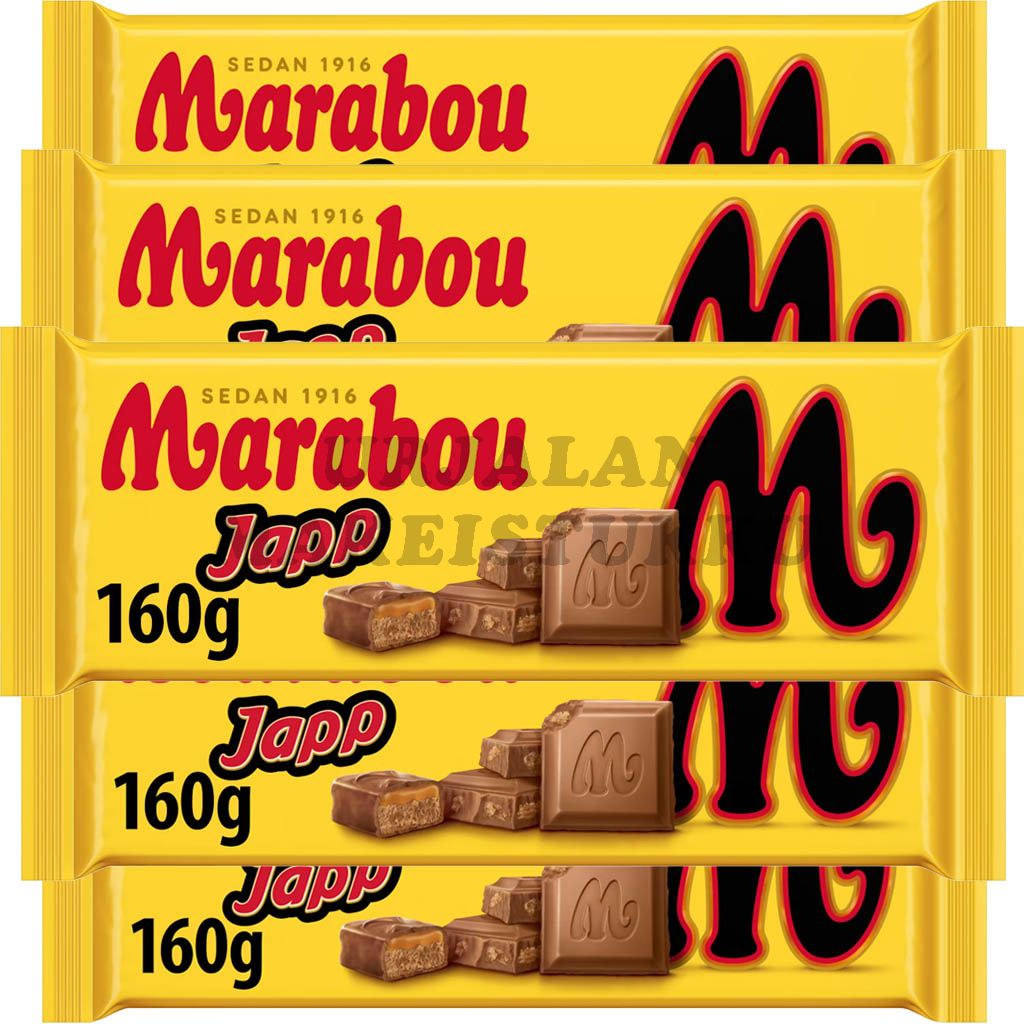 Marabou Japp suklaalevy 160g x 5kpl