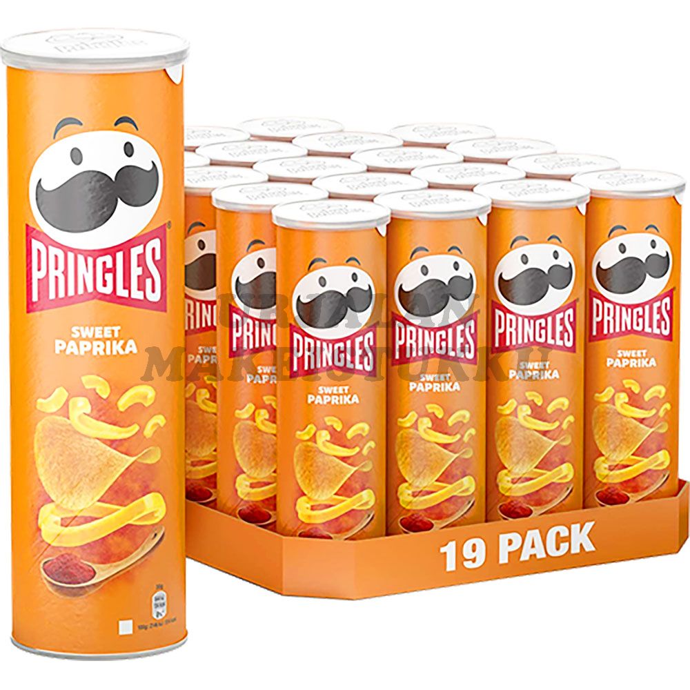 Pringles Paprika perunalastu 165g x 19kpl