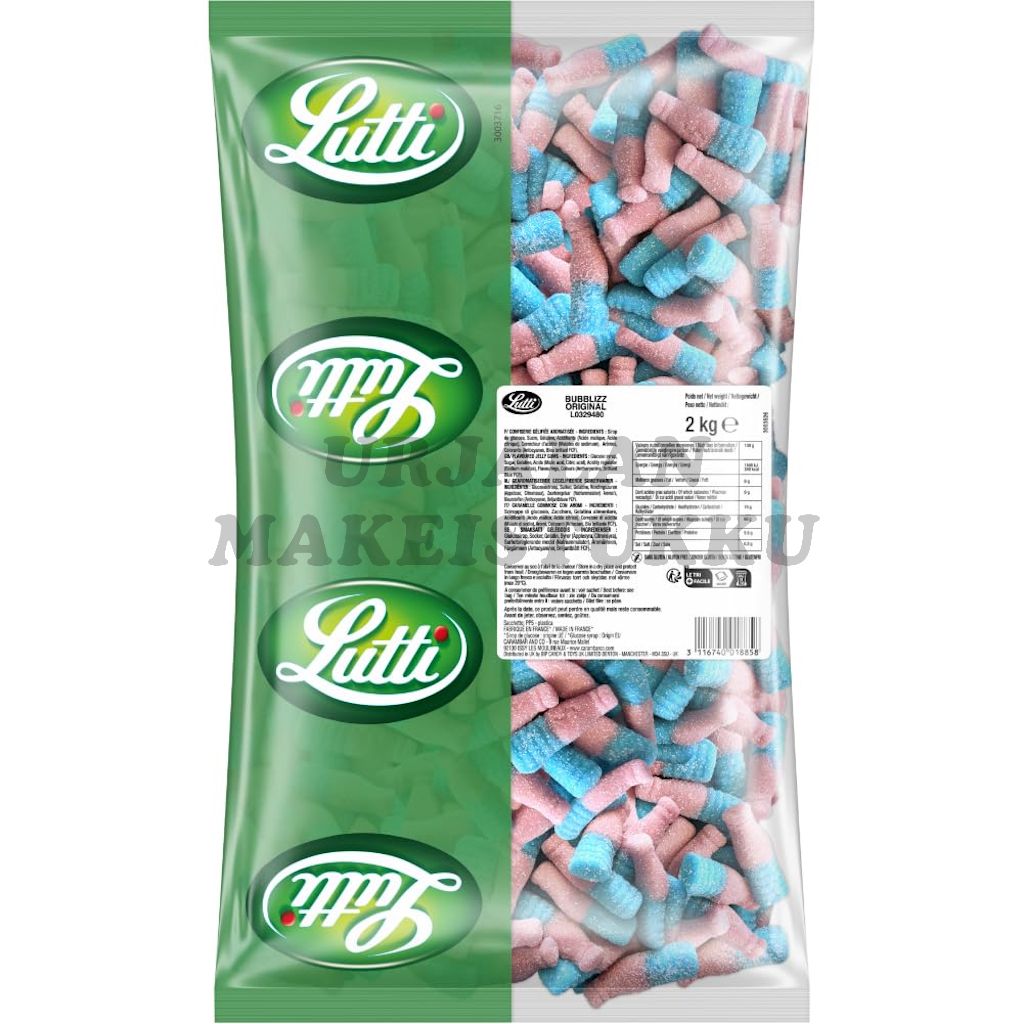 Lutti Bubblizz Fizzy Pop 2kg