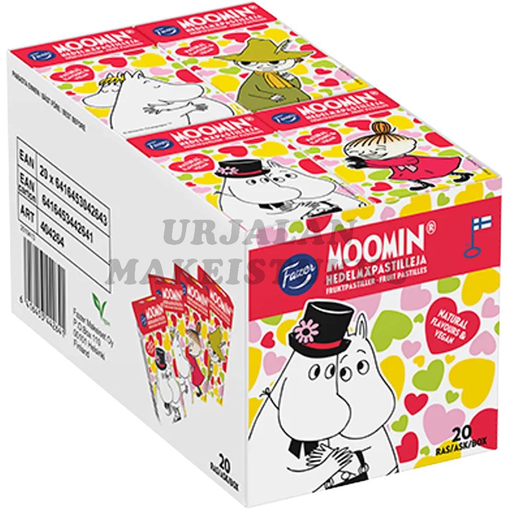 Fazer Moomin hedelmäpastilleja 40g x 20kpl