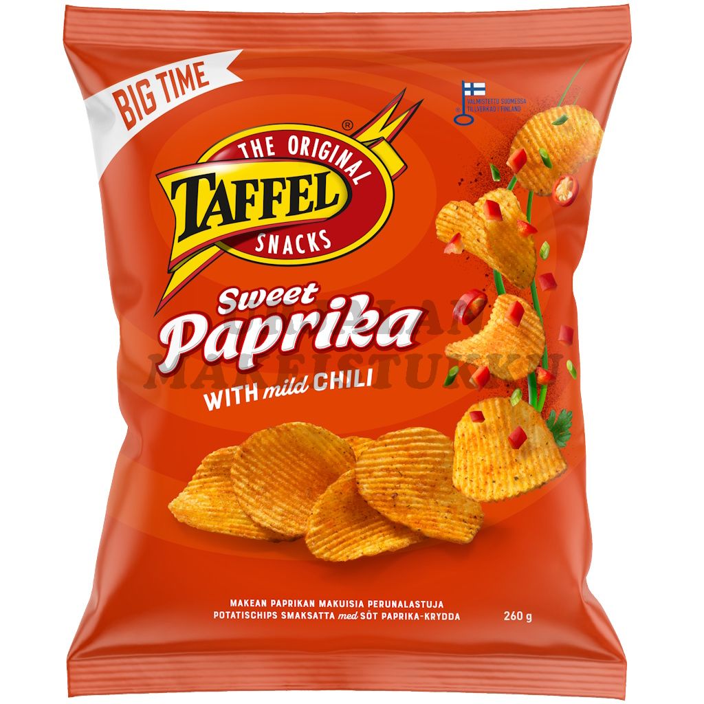 Taffel Sweet Paprika Chili perunalastu 260g