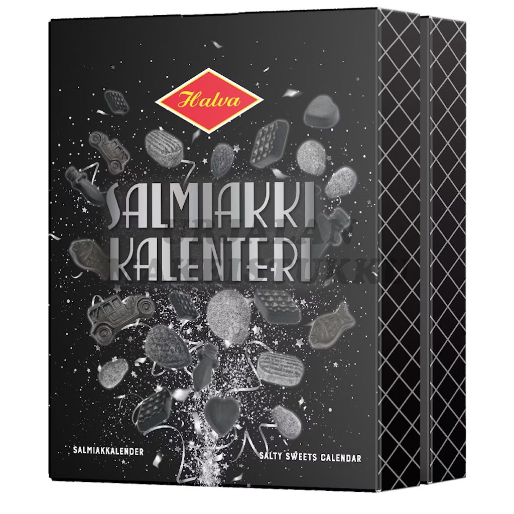Halva Salmiakkikalenteri 200g