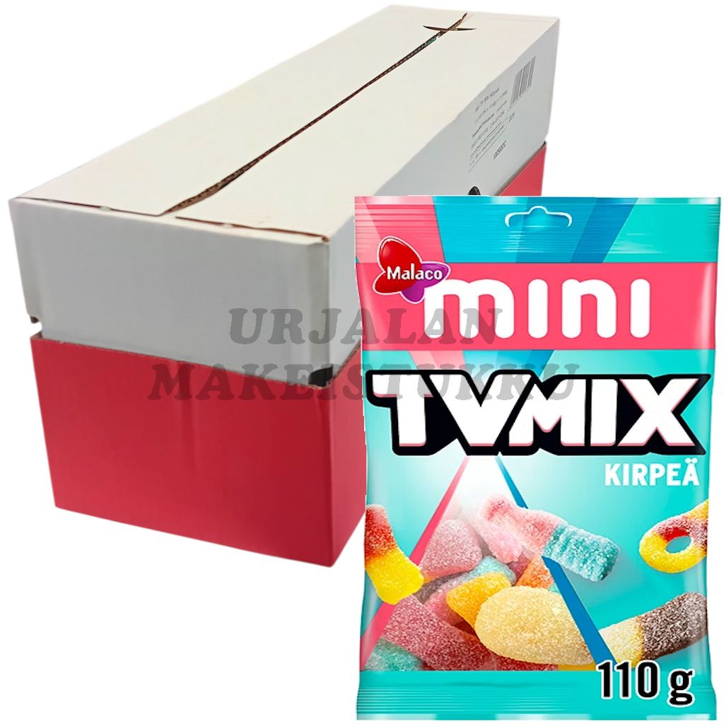 Malaco Mini TV Mix Kirpeä 110g x 16kpl