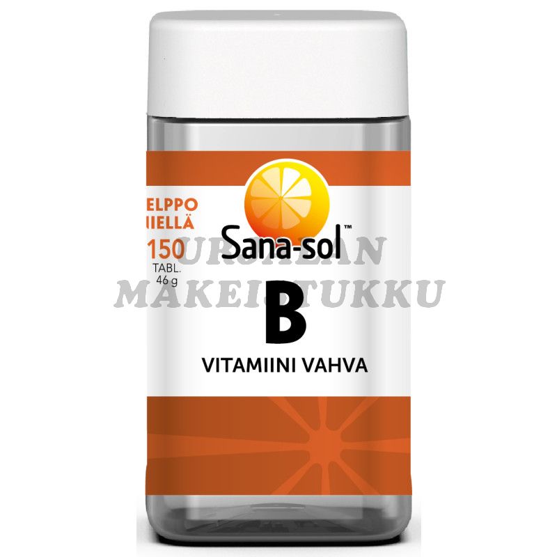 Sana-sol B-vitamiini vahva 150 tabl.