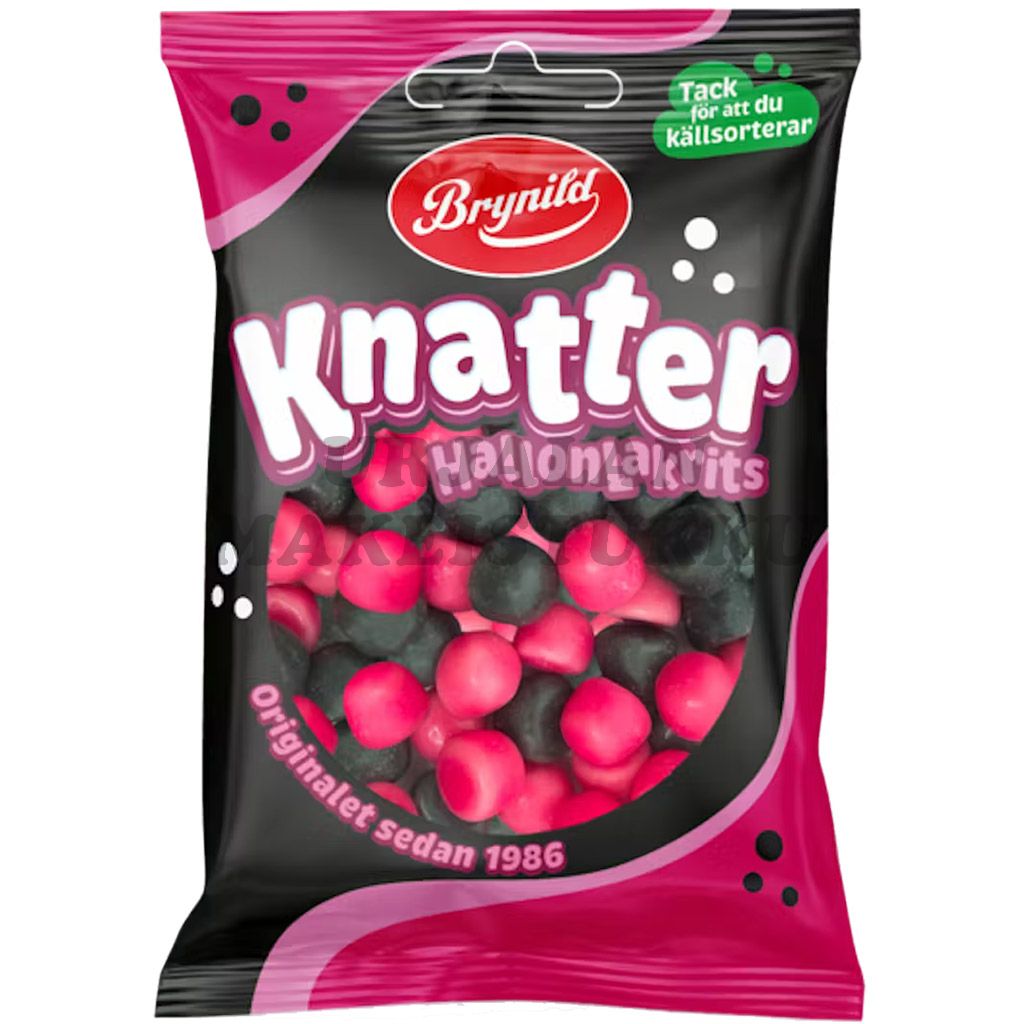 Brynild Knatter Vadelma & Lakritsi naperot 80g
