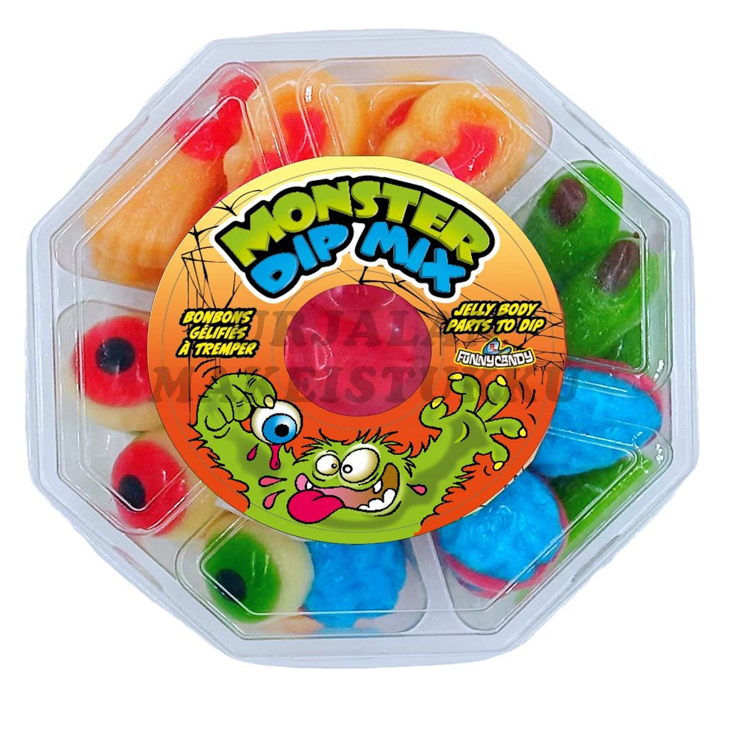 Funny Candy Monster Dip Mix viinikumi nestemäisellä karkilla 240g