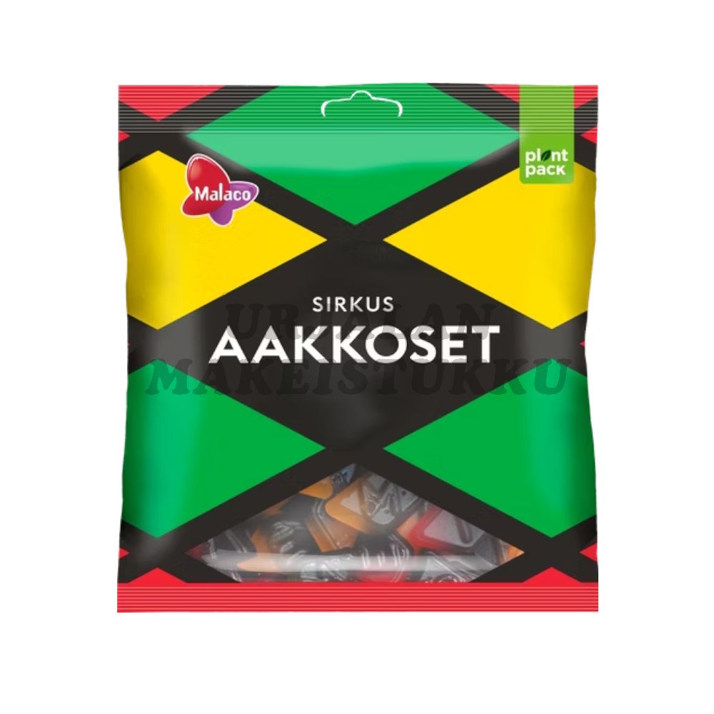 Malaco Aakkoset Sirkus 340g