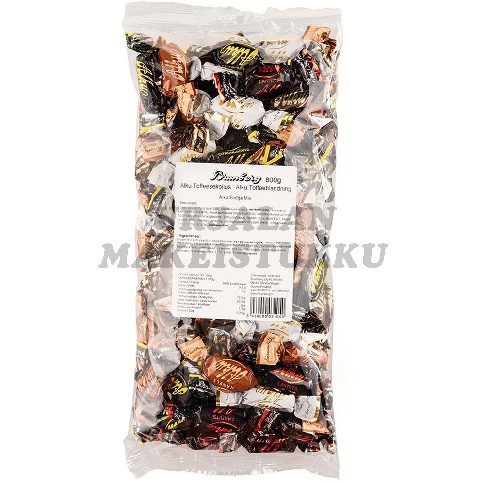 Brunberg Alkumix Toffeesekoitus 800g