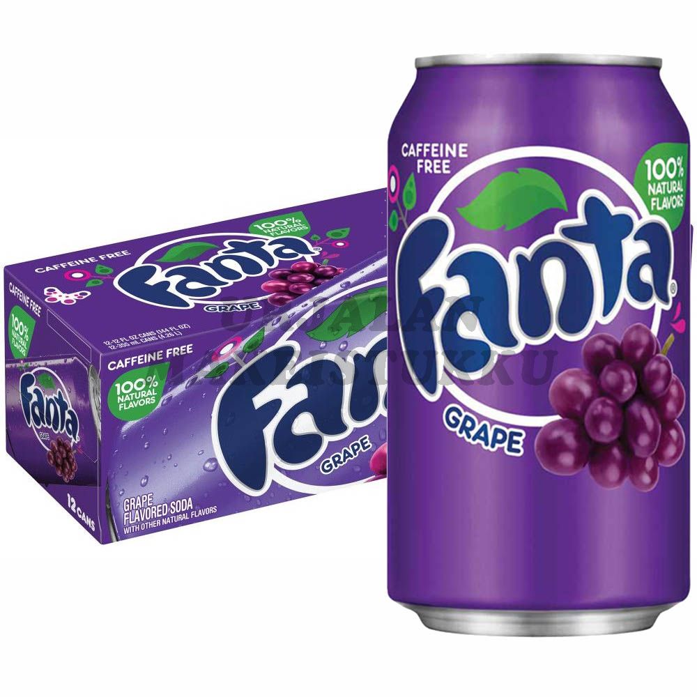Fanta Grape USA virvoitusjuoma 355ml x 12-pack