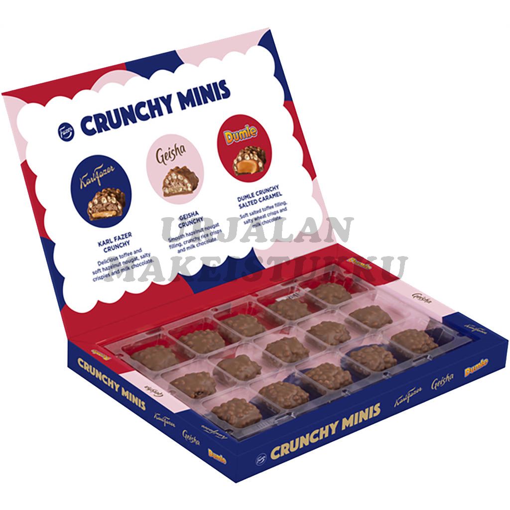 Fazer Crunchy Minis suklaakonvehteja 148g