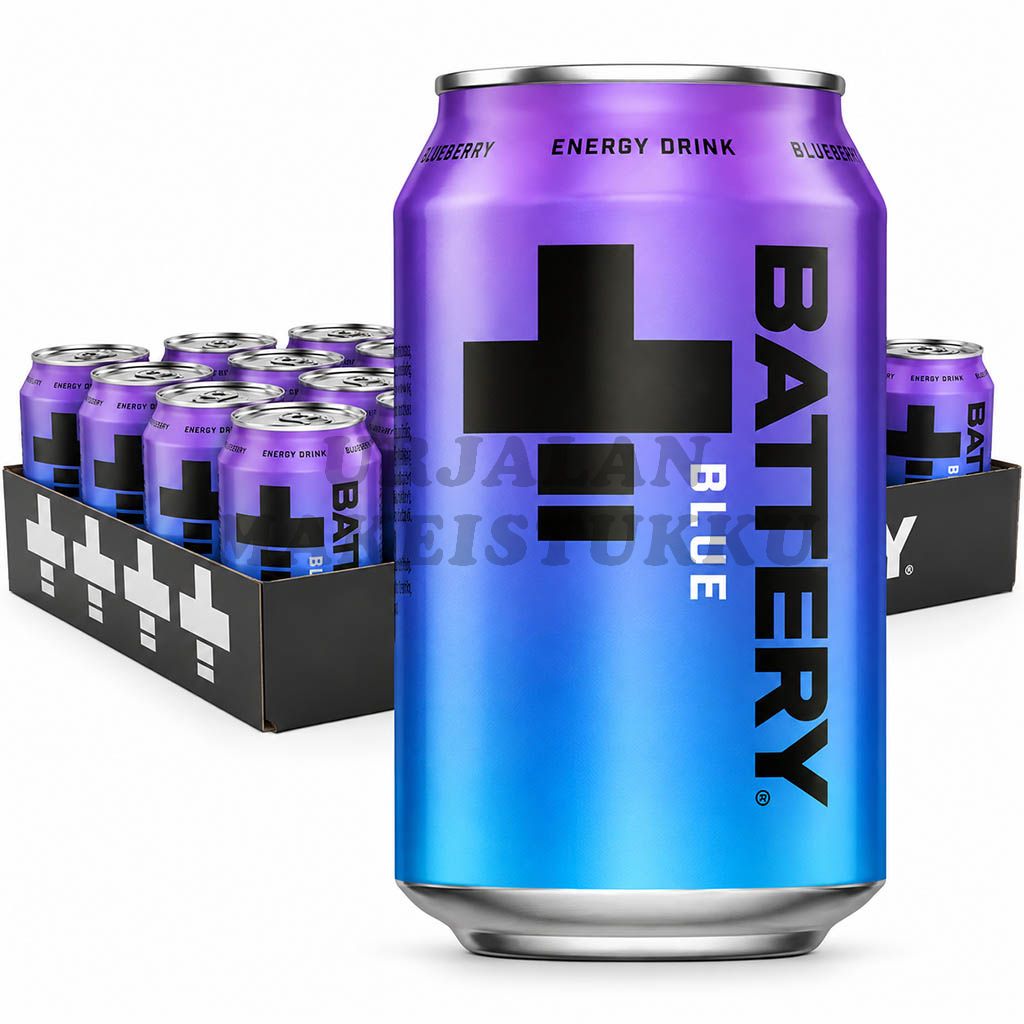Battery Blueberry energiajuoma 330ml x 24-pack