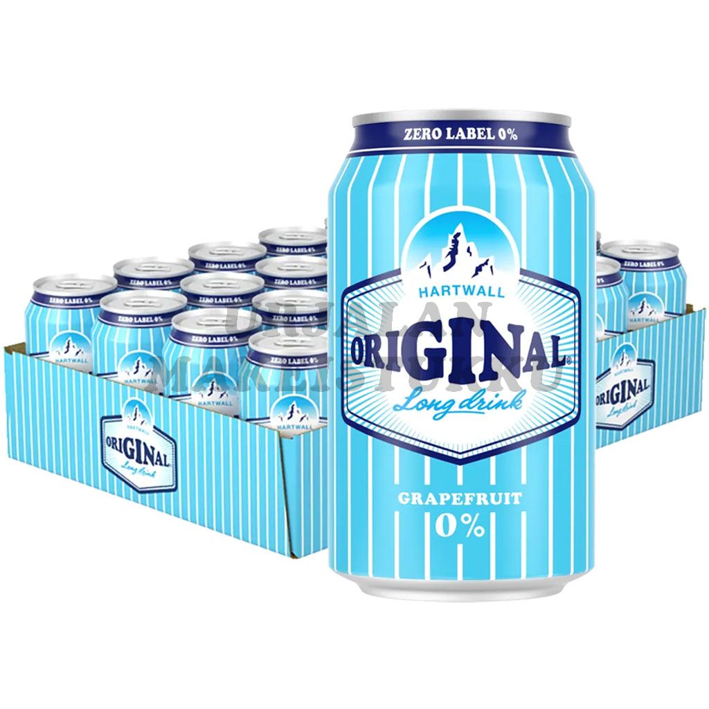 Hartwall Original Long Drink 0% Grapefruit 330ml x 24-pack