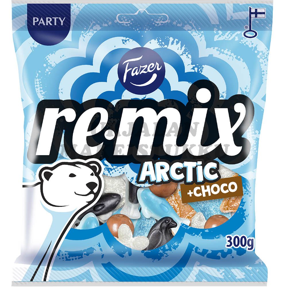 Fazer Remix Arctic Choco karkkipussi 300g