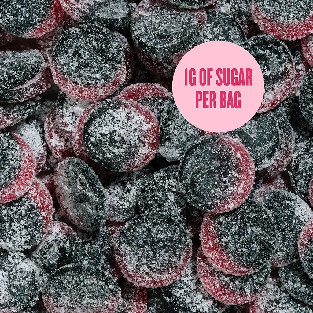 Pändy Strawberry Liquorice Mansikka Lakritsi makeispussi 50g