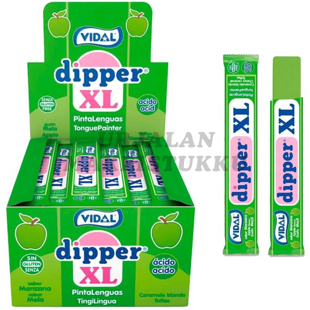 Vidal Dipper XL Apple toffeetanko n. 100kpl