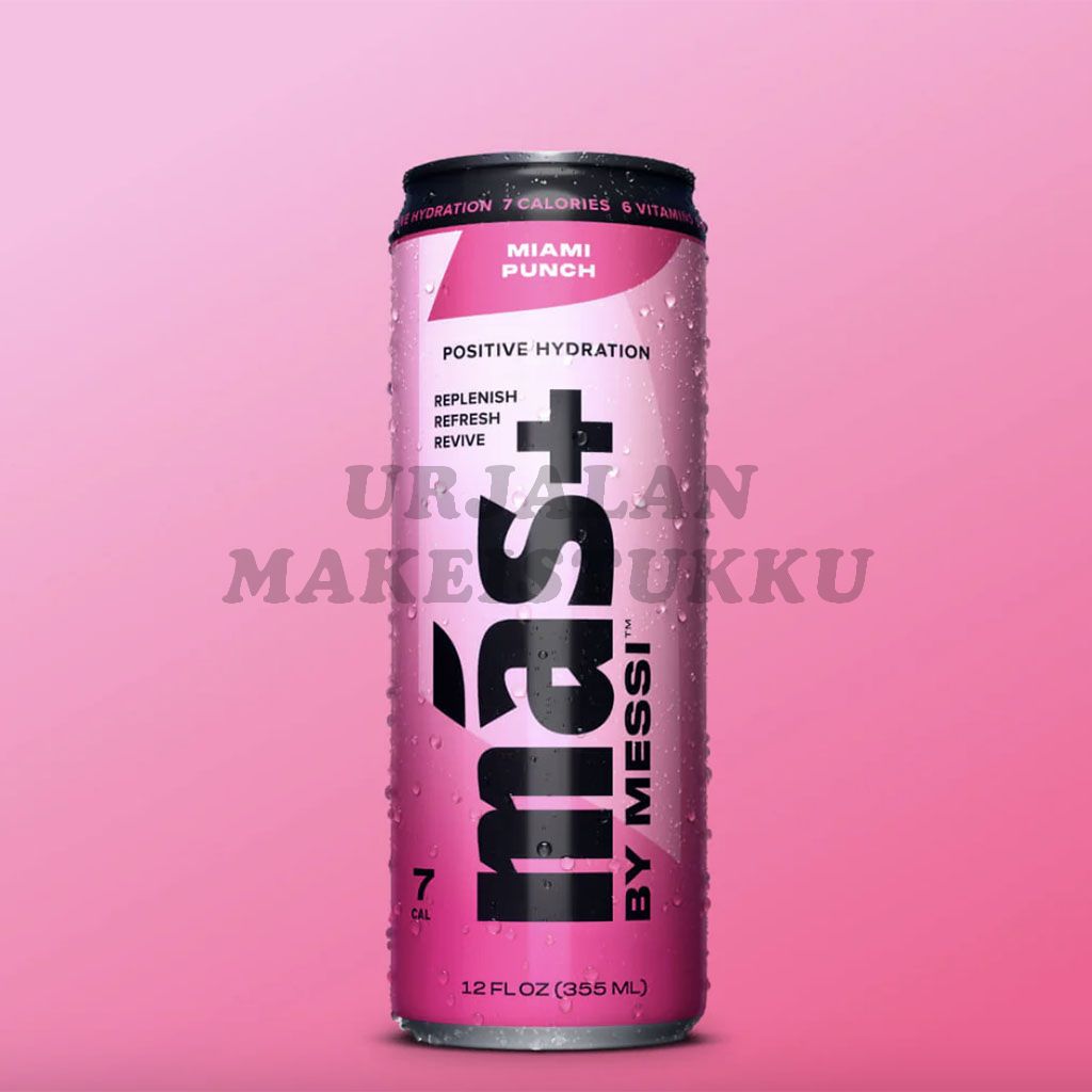 Mas+ assorted by Messi urheilujuoma 355ml x 12kpl