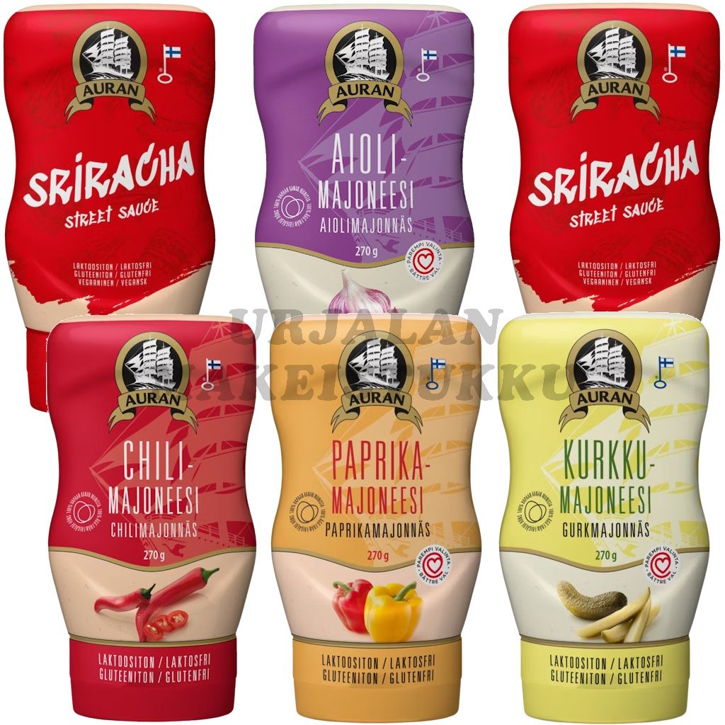 Auran Majoneesi 6-Pack (270g x 6kpl)