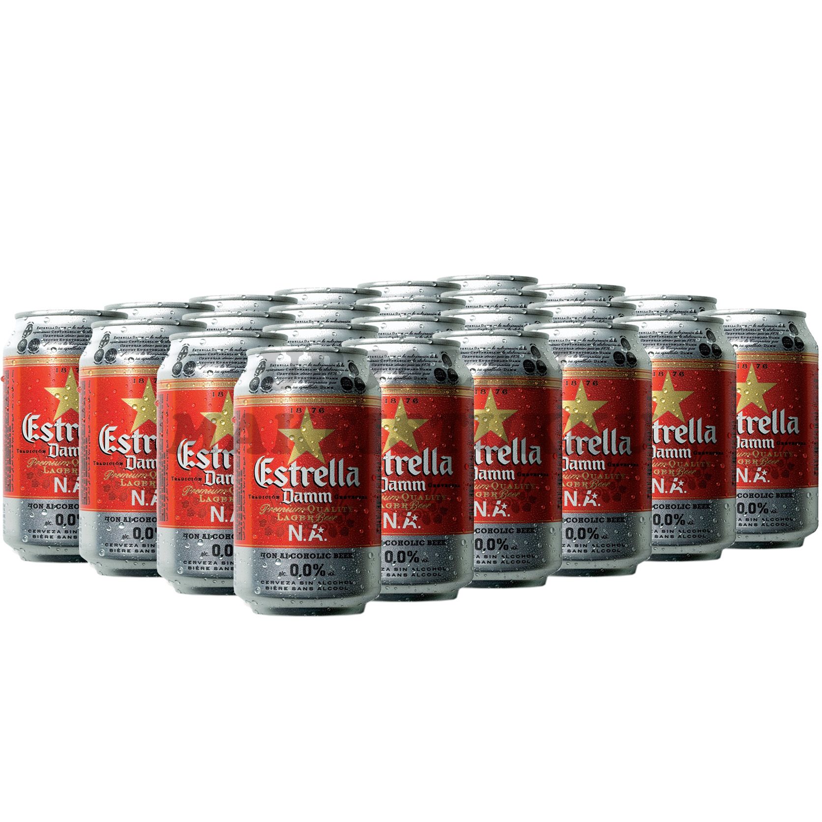 Estrella Damm N.A. 0,0% alkoholiton olut 330ml x 24-pack