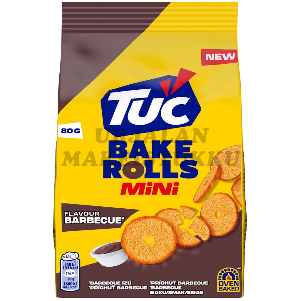 TUC Bake Rolls Mini Barbecue leipälastu 80g