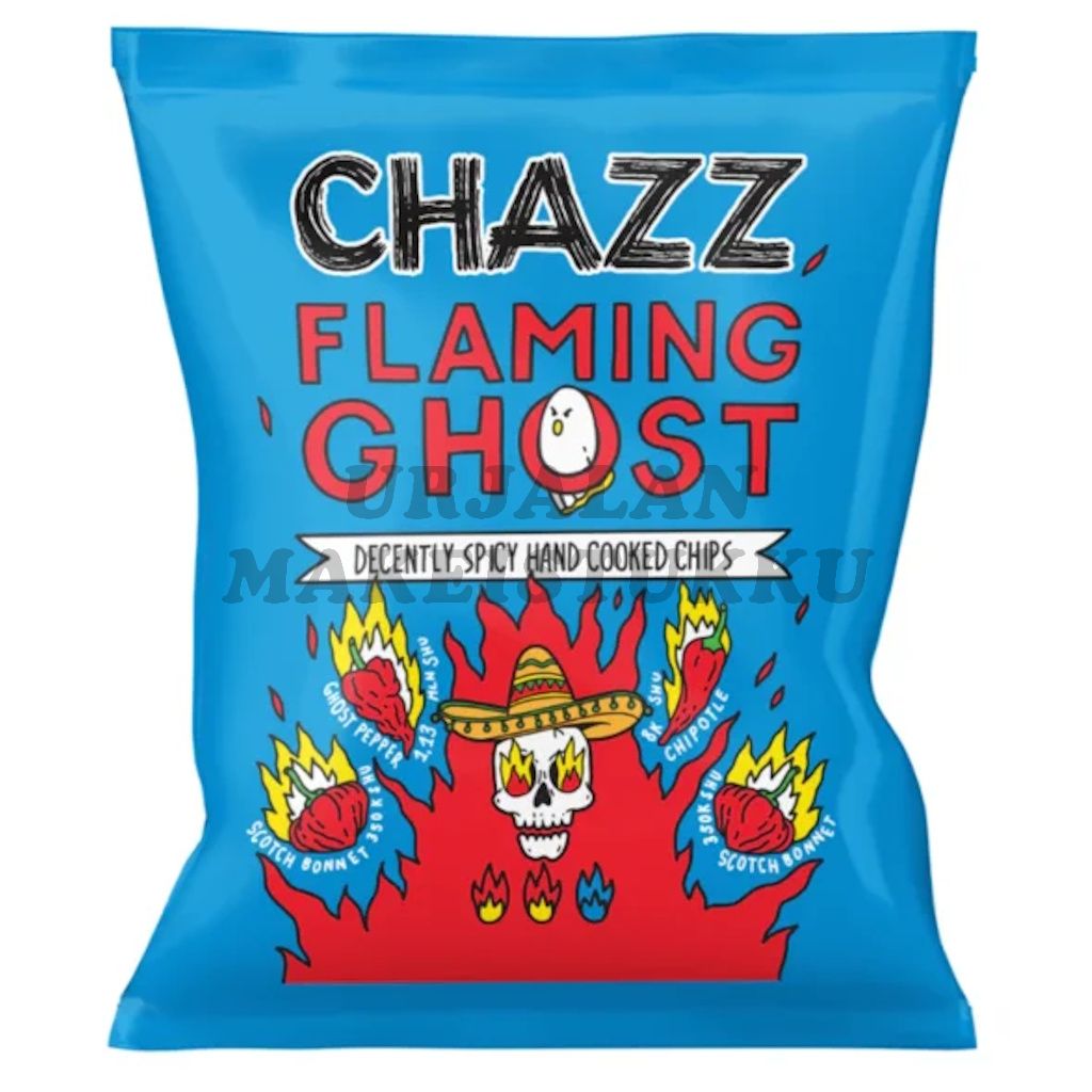 Chazz Flaming Ghost Pepper Chips perunalastu 50g
