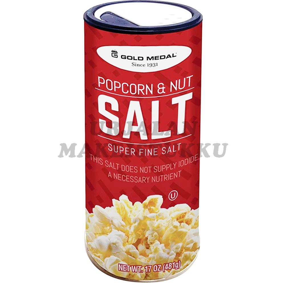 Gold Medal Popcorn & Nut pähkinä- ja popcornsuola 481g