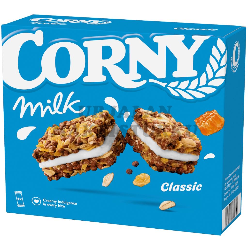 Corny Milk Classic välipalapatukka 30g x 4kpl