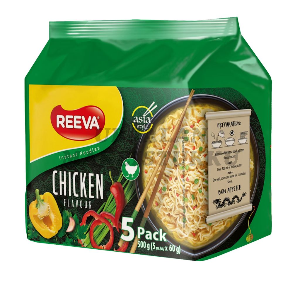 Reeva Asia kananmakuinen nuudeli 60g x 5kpl