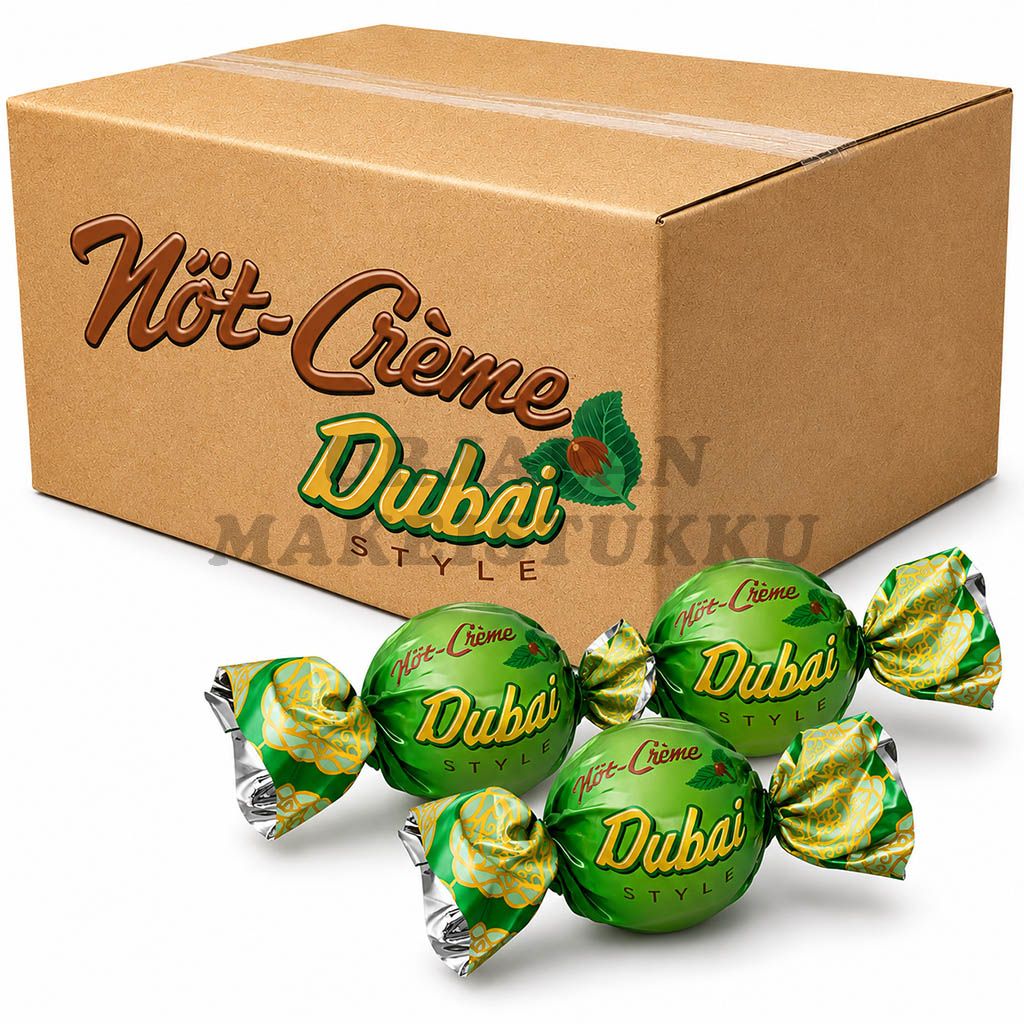 Nötcreme Dubai Style suklaakonvehti 2,4kg (n. 175kpl)