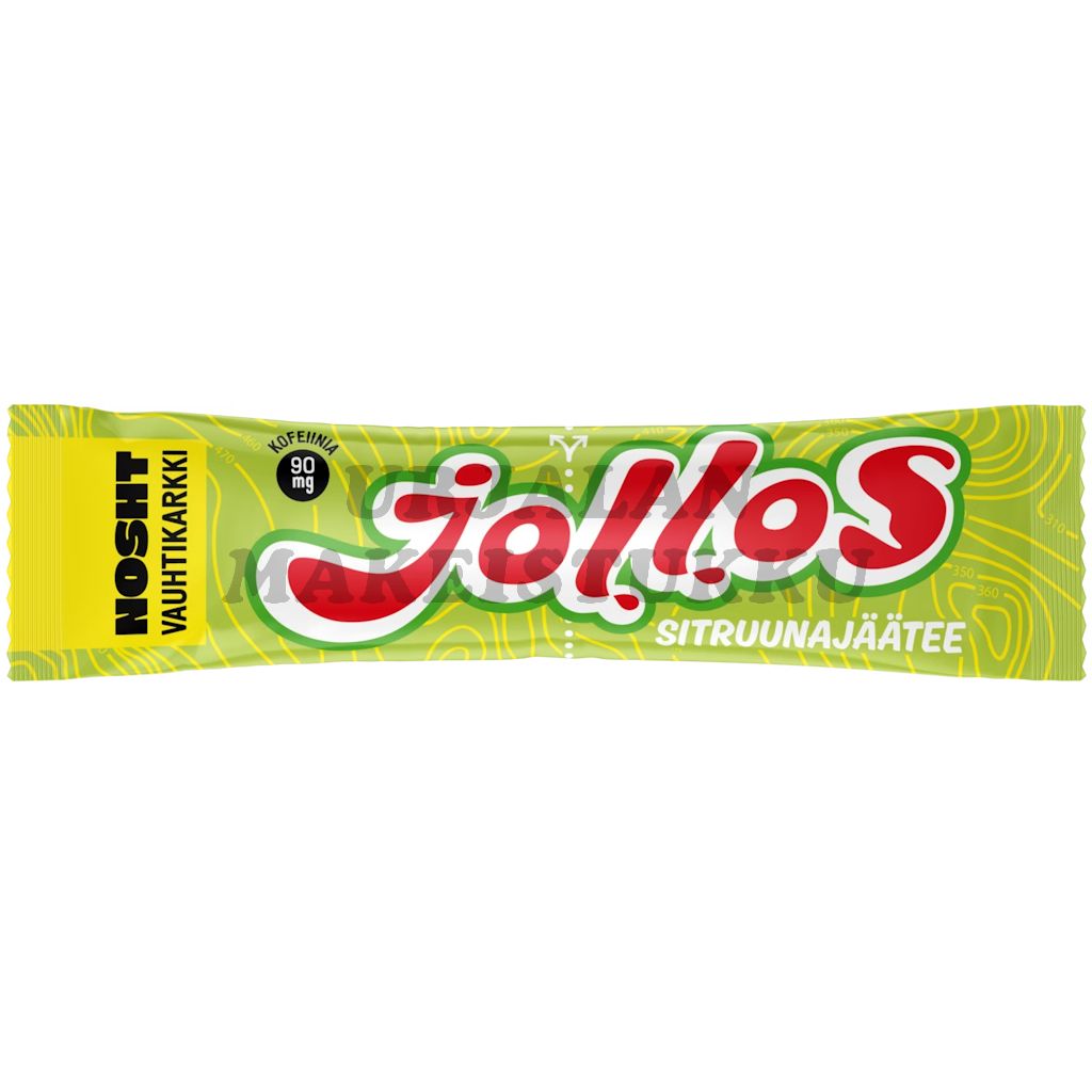 Nosht Jollos Vauhtikarkki Sitruunajäätee 52g (sis. kofeiinia)