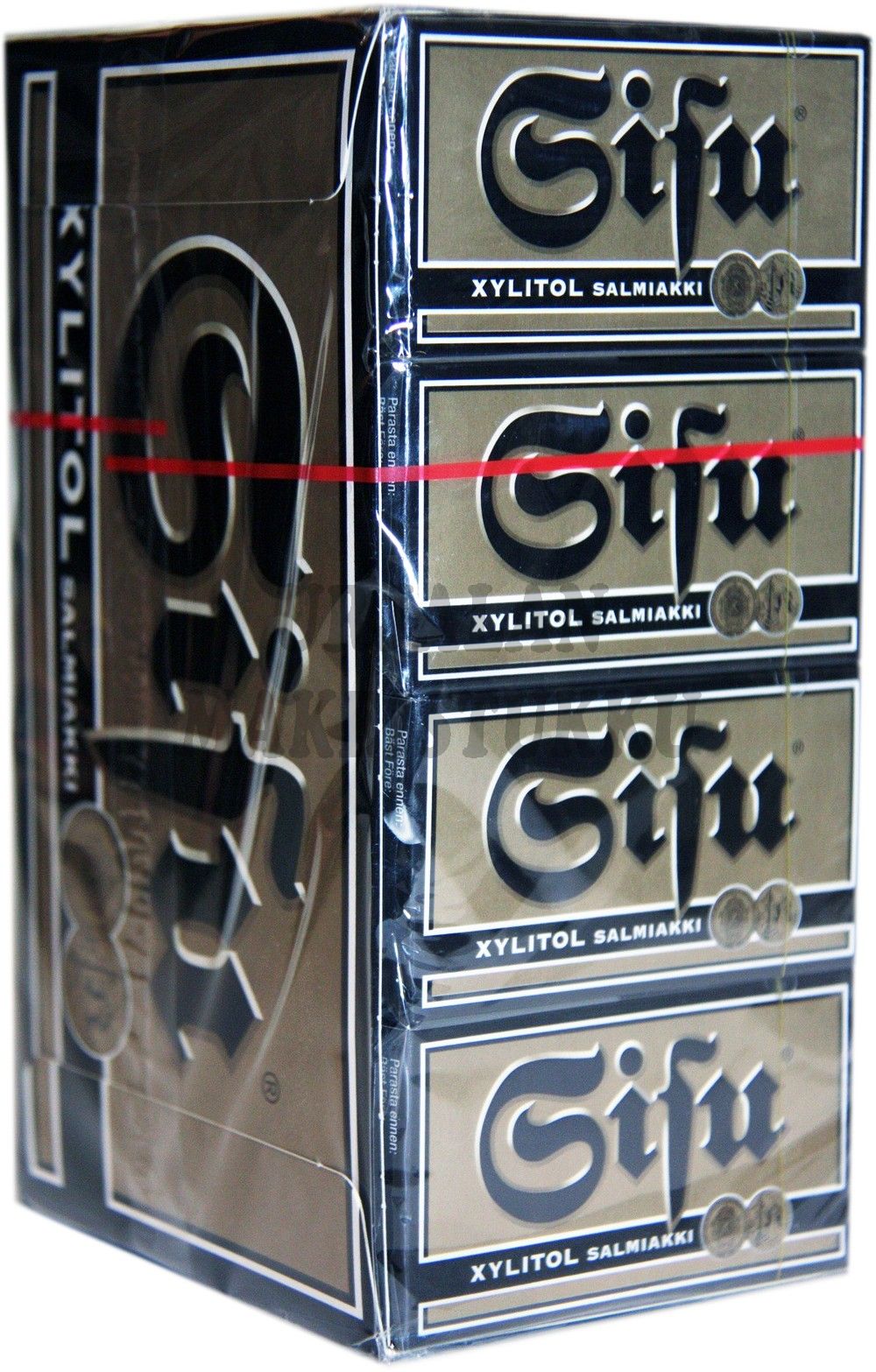 Sisu Xylitol Salmiakki 36g x 24 askia