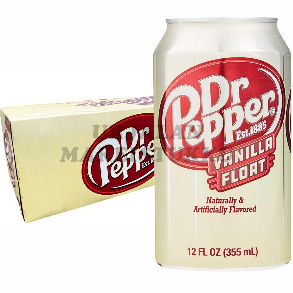 Dr Pepper Vanilla Float USA virvoitusjuoma 355ml x 12-pack