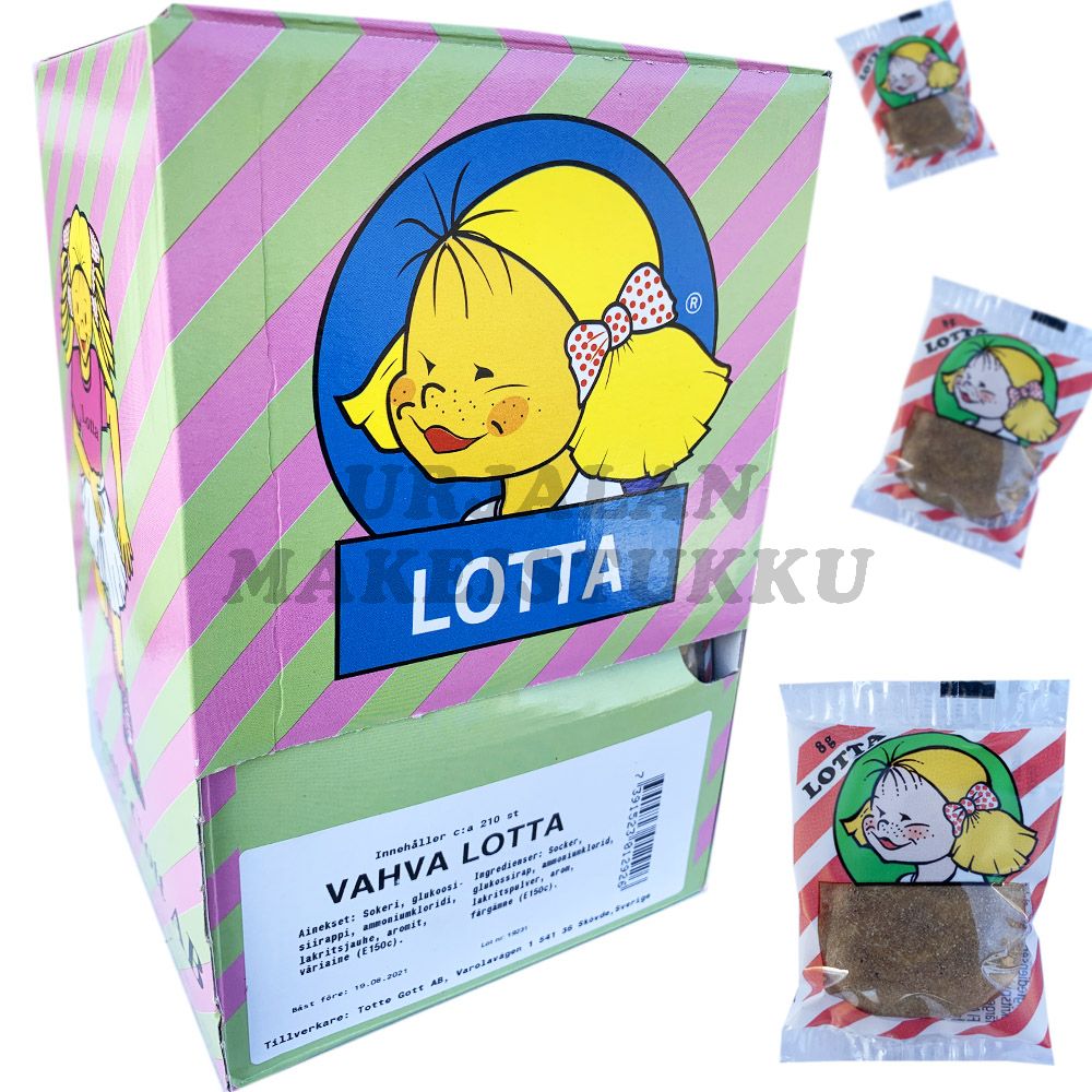 Lotta Vahva salmiakki 210kpl