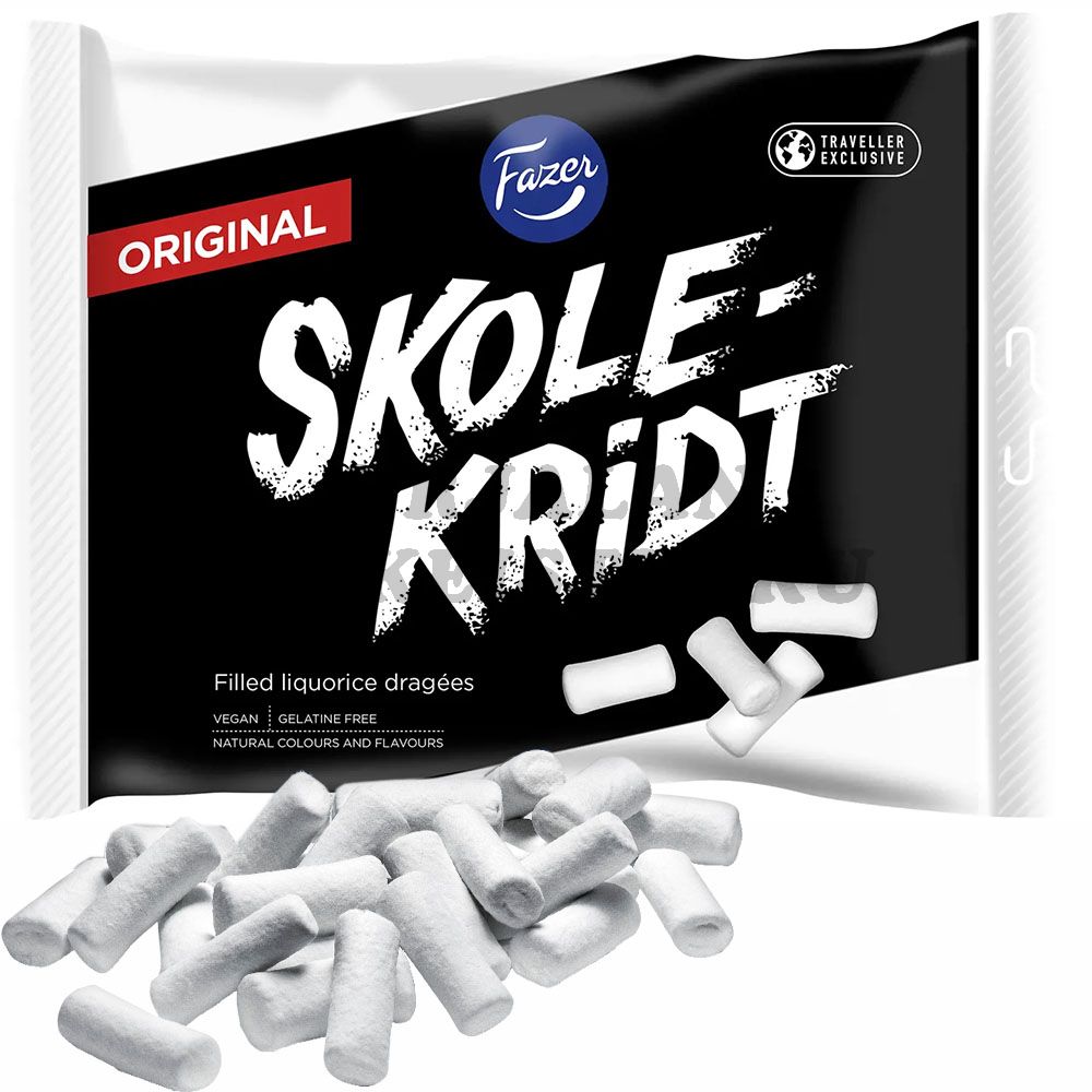 Fazer Skolekridt Liitulaku 400g