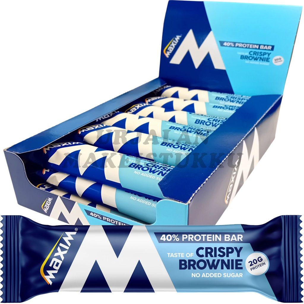 Maxim Protein Bar 40% crispy brownie proteiinipatukka 50g x 18kpl