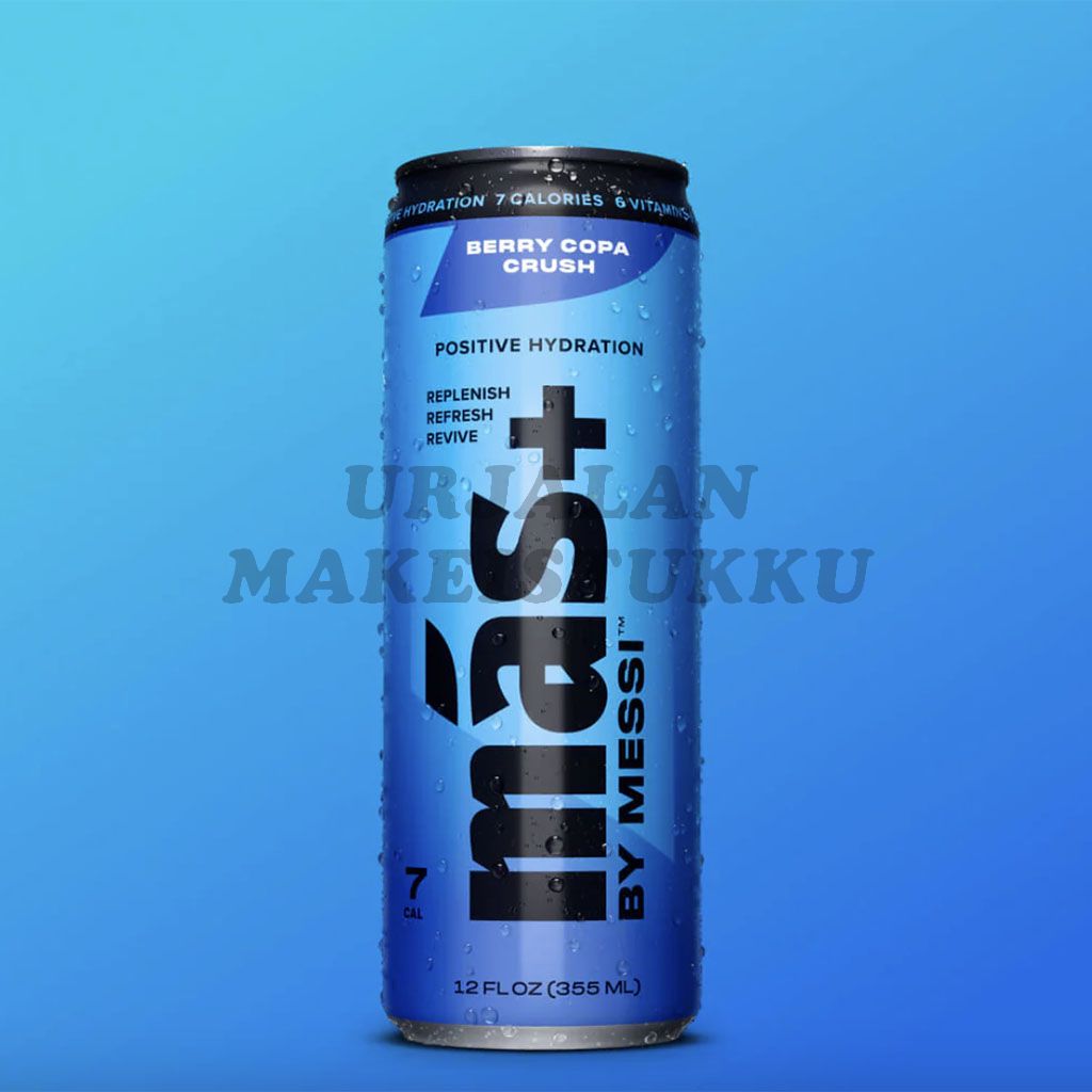 Mas+ assorted by Messi urheilujuoma 355ml x 12kpl
