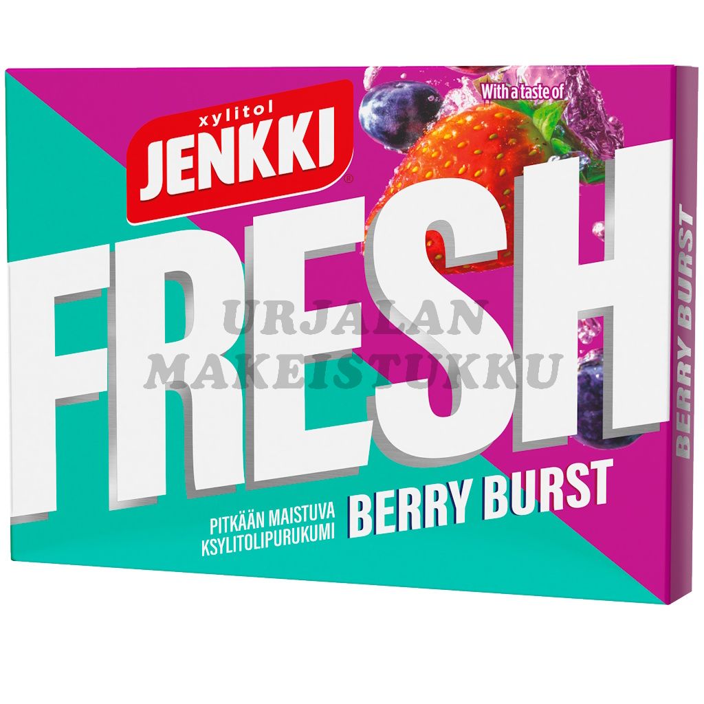 Jenkki Fresh Berry Burst ksylitolipurukumi 32g