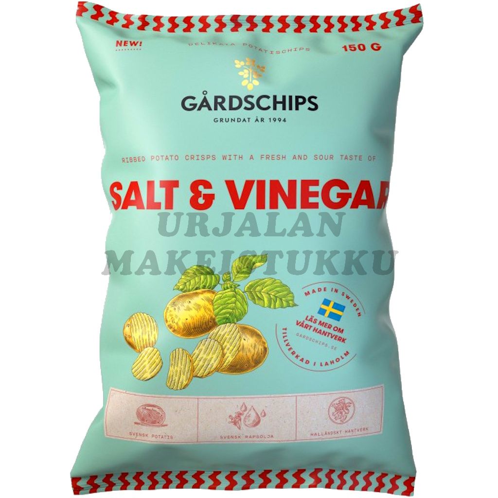 Gårdschips Salt Vinegar perunalastu 150g