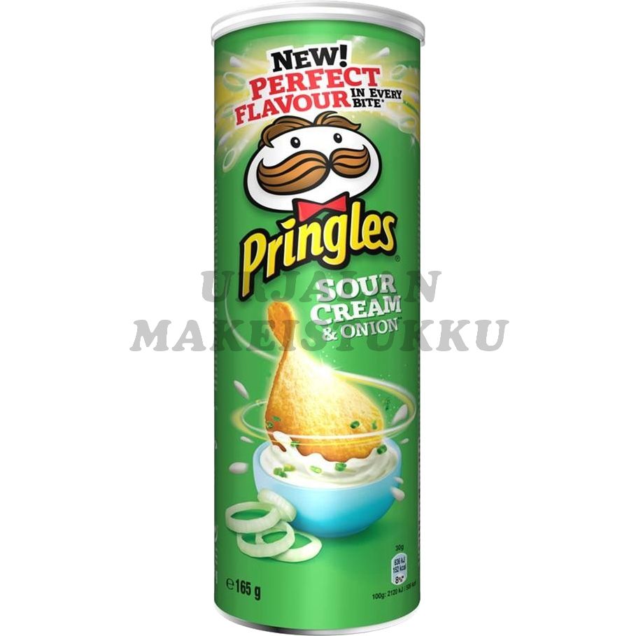 Pringles Sour Cream & Onion perunalastu 165g