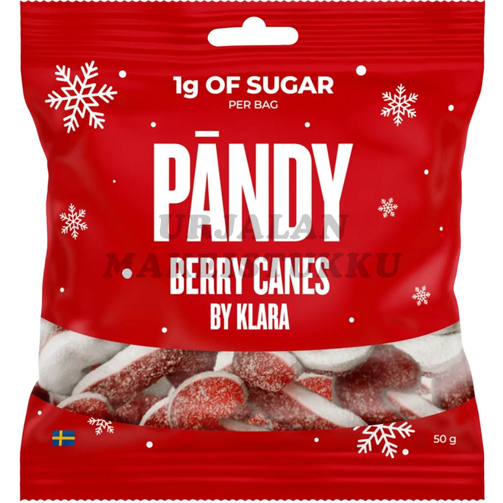 Pändy Berry Canes by Klara makeispussi 50g