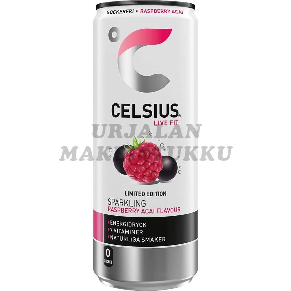 Celsius Raspberry Acai energiajuoma 250ml